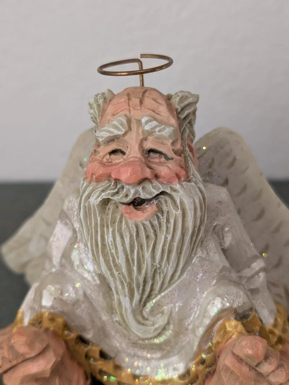David Frykman Portfolio ALL THAT GLITTERS DF3223 Old Man Angel Halo Retired 1996